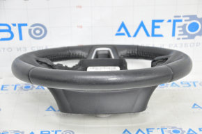 Naked steering wheel Ford Escape MK3 17-19 rest, leather black worn, scratches