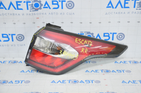 Outer wing lamp right Ford Escape MK3 17-19 rest sawed edge, air under glass