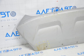 Front bumper lip trim Ford Escape MK3 17-19 rest silver scratches, filed