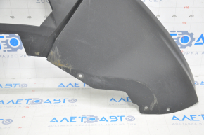 Front bumper lip Ford Escape MK3 17-19 rest, structure is worn, filed