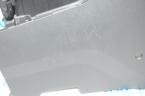 Central console armrest Hyundai Sonata 15-17 leather black, scratches