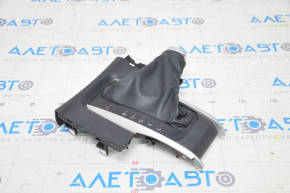 Gearbox shifter lining Honda Civic X FC 16-21 black