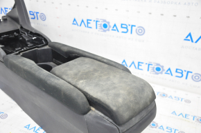 Console central armrest and cup holders Honda Civic X FC 16-21 black cloth, chemically treated, scratches