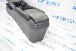 Console central armrest and cup holders Honda Civic X FC 16-21 black cloth, chemically treated, scratches
