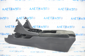 Console central armrest and cup holders Honda Civic X FC 16-21 black cloth, chemically treated, scratches