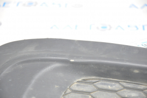 Bumper grille right Honda Civic X FC 16-19 structure without fog lights, broken fastener, pressed