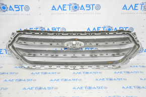Radiator grill grill Ford Escape MK3 17-19 rest gray with chrome with emblem sawed, sand