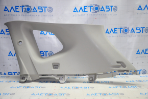 Arch trim right upper Nissan Rogue 14-20 gray under 2 rows, rubbed
