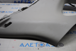 Arch trim right upper Nissan Rogue 14-20 gray under 2 rows, rubbed