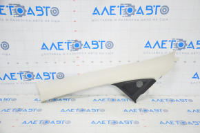 Front pillar trim upper left Ford Escape MK3 13-13 gray under tweeter, type 1 plastic turned white