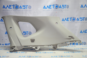 Arch trim right upper Nissan Rogue 14-16 gray under 3 rows, scratches