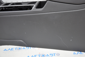 Console center armrest and cup holders Ford Escape MK3 17-19 leather black titanium scratches