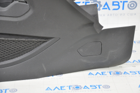 Console center armrest and cup holders Ford Escape MK3 17-19 leather black titanium scratches