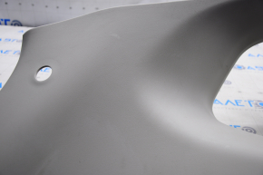 Arch trim left upper Nissan Rogue 14-18 gray under 3 rows, rubbed, plastic turned white