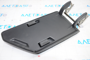 Armrest VW Jetta 19-21 leather black, white stitching