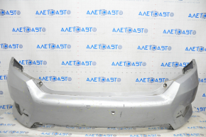 Rear bumper bare Honda Civic X FC 16-21 4d silver, painted, pressed, tears, scratches