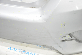Rear bumper bare Honda Civic X FC 16-21 4d silver, painted, pressed, tears, scratches