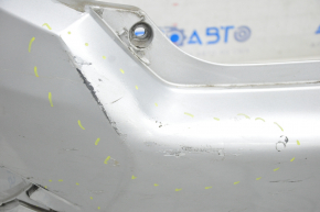 Rear bumper bare Honda Civic X FC 16-21 4d silver, painted, pressed, tears, scratches