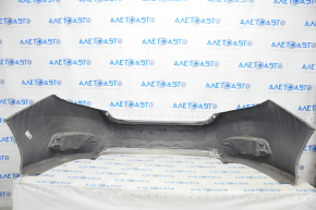 Rear bumper bare Honda Civic X FC 16-21 4d silver, painted, pressed, tears, scratches