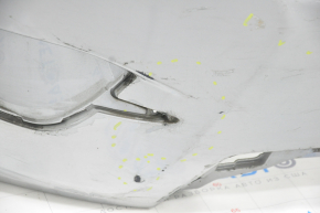 Rear bumper bare Honda Civic X FC 16-21 4d silver, painted, pressed, tears, scratches