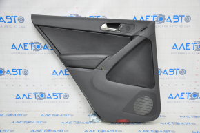 Door trim card rear left VW Tiguan 09-17 black leather broken trim