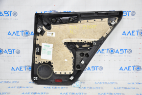 Door trim card rear left VW Tiguan 09-17 black leather broken trim