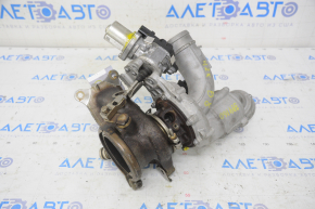 Turbine assembly with manifold and cooling pipes VW Passat b8 16-19 USA 1.8T, 2.0T 42k