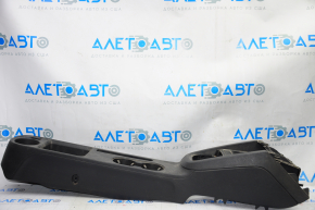 Central console armrest and cup holders VW Jetta 11-18 USA black without armrest, without plug, scratches