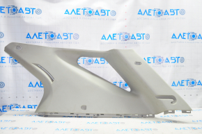 Right rear pillar trim Chevrolet Equinox 10-17 gray, without plugs, scratches, whitened plastic
