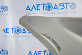 Right rear pillar trim Chevrolet Equinox 10-17 gray, without plugs, scratches, whitened plastic
