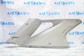Rear pillar trim left Chevrolet Equinox 10-17 gray, without plugs, scratches