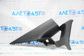 Rear pillar trim left Chevrolet Malibu 16-23 black, broken fastener, scratches