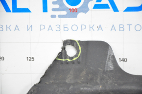Right underbody protection Honda Civic X FC 16-21 fasteners are torn