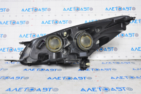 Headlight front right bare Ford Escape MK3 13-16 dorest xenon, for polishing, with overlay
