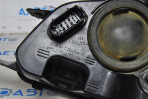 Headlight front right bare Ford Escape MK3 13-16 dorest xenon, for polishing, with overlay