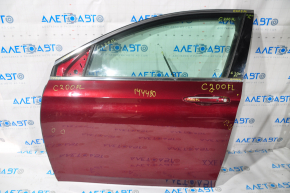 Door assembly front left Chrysler 200 15-17 red, small bumps