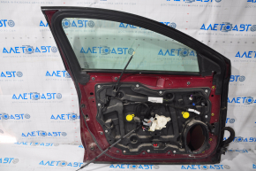 Door assembly front left Chrysler 200 15-17 red, small bumps