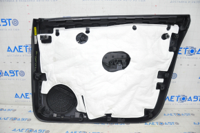Door trim card front left Tesla Model Y 20-25 leather black, without backlight, with suede insert, with window lift control, with door opening button