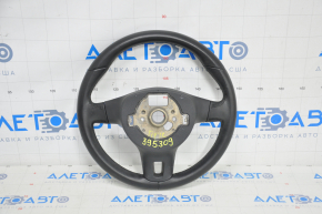 Naked steering wheel VW Tiguan 11-17 rest leather black, no buttons, bumpers