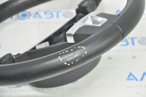 Naked steering wheel VW Tiguan 11-17 rest leather black, no buttons, bumpers