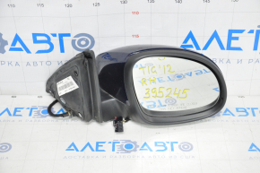 Side mirror right VW Tiguan 09-17 6 pins, turn signal, heated, blue, scale, broken turn signal