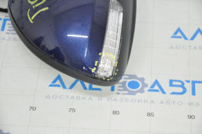 Side mirror right VW Tiguan 09-17 6 pins, turn signal, heated, blue, scale, broken turn signal
