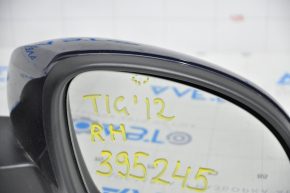 Side mirror right VW Tiguan 09-17 6 pins, turn signal, heated, blue, scale, broken turn signal