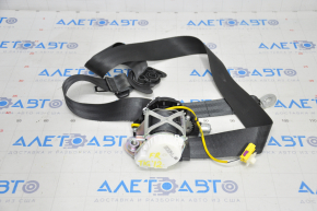 Passenger seat belt VW Tiguan 11-12 rest black shot