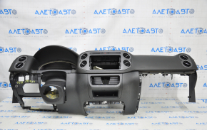Torpedo front panel with AIRBAG VW Tiguan 09-17 black
