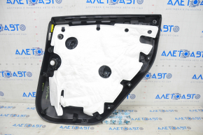Door trim card rear left Tesla Model Y 20-25 leather black type 1, with speaker, with suede insert, with window lift control, with door opening button, scratches, without backlight
