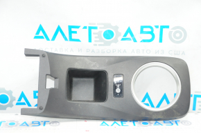 Nissan Leaf 13-17 gear shifter cover matt black, ECO MODE