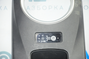 Nissan Leaf 13-17 gear shifter cover matt black, ECO MODE