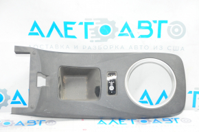 Nissan Leaf 13-17 gear shifter cover matte gray, ECO MODE
