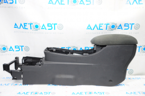 Console central armrest Nissan Leaf 13-17 cloth black, scratches